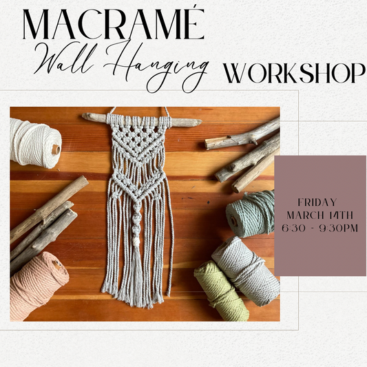 September 29th- Boho Wallhanging Workshop