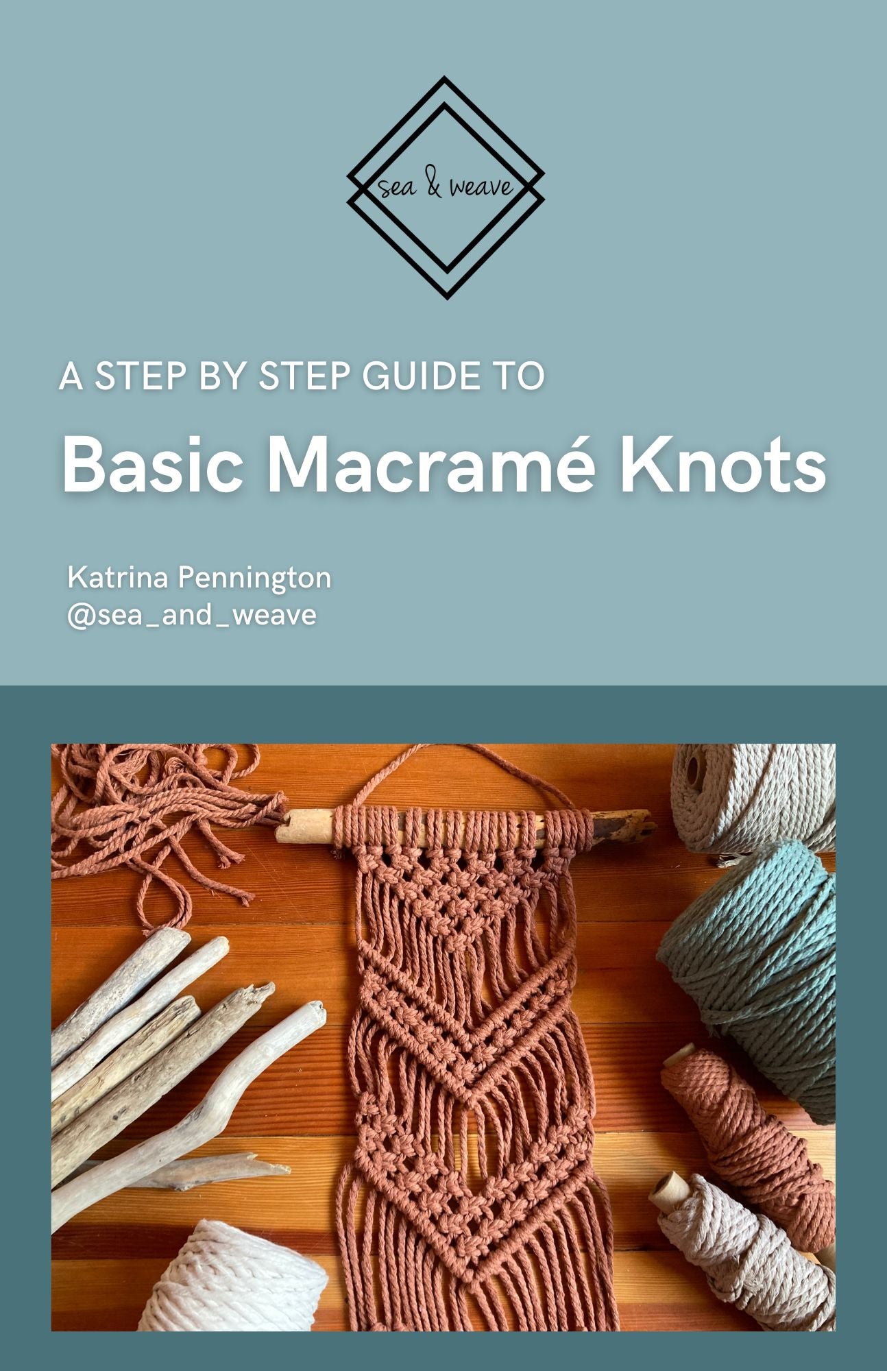 Basic Macramé Knots E-book (Digital Download)