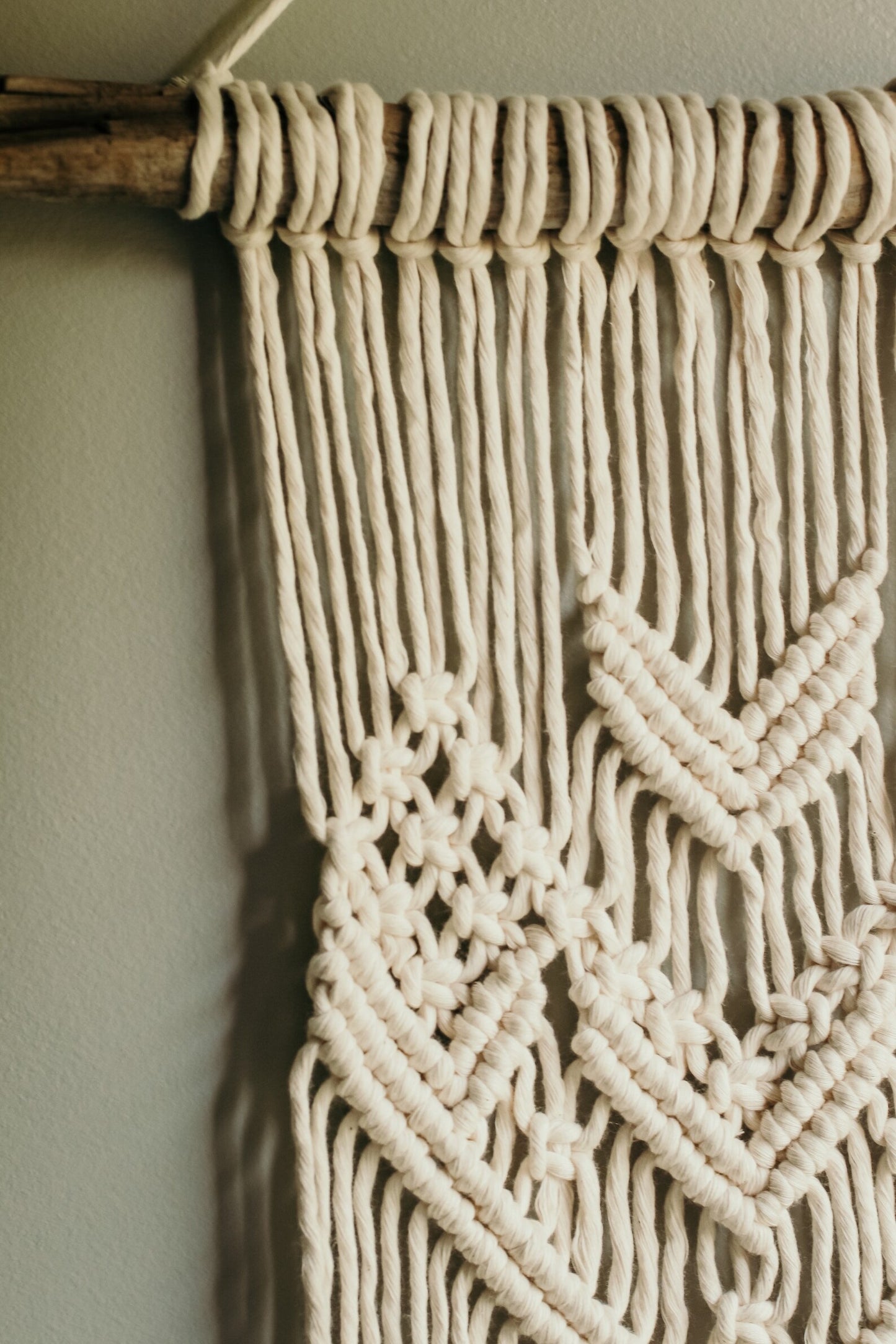 Long Boho Macramé Wall Hanging