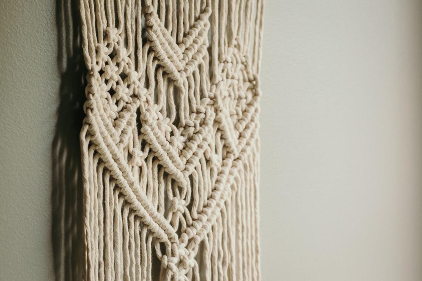 Long Boho Macramé Wall Hanging